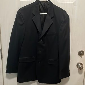 Black 3 button sport coat